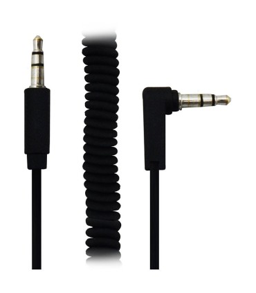 کابل 1 به 1 صدا استریو 3.5 میلی متر 90 درجه (AUX) فنری کی نت K-AC855