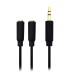 تبدیل 1 به 2 صدا استریو 3.5 میلی متر ماده کی نت K-AC856