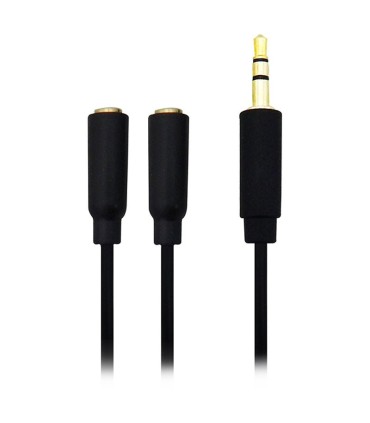 تبدیل 1 به 2 صدا استریو 3.5 میلی متر ماده کی نت K-AC856