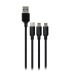 کابل تبدیل USB به Iphone Lightning و Type-C و Micro USB بیاند BA-918