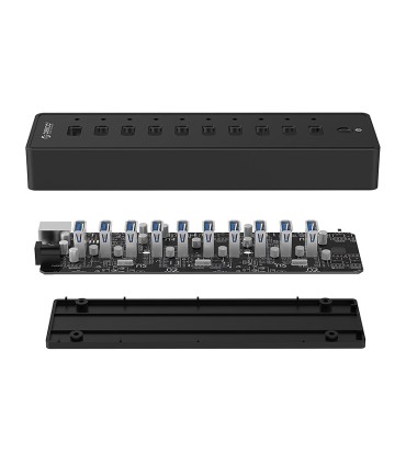 هاب 10 پورت USB 3.0 همراه آداپتور اوریکو P10-U3-V1