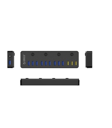هاب 9 پورت USB 3.0 با 3 پورت شارژ همراه آداپتور اوریکو P12-U3