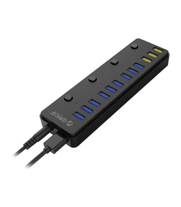 هاب 9 پورت USB 3.0 با 3 پورت شارژ همراه آداپتور اوریکو P12-U3