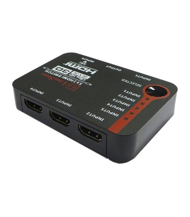 سوئیچ 5 پورت HDMI با قابلیت 3D و رزولوشن 4Kx2K با ریموت کنترل لایمستون LS-HS0501