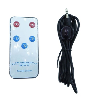 سوئیچ 3 پورت HDMI با قابلیت 3D و رزولوشن 4Kx2K با ریموت کنترل لایمستون LS-HS0301