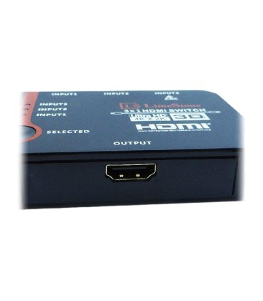 سوئیچ 3 پورت HDMI با قابلیت 3D و رزولوشن 4Kx2K با ریموت کنترل لایمستون LS-HS0301