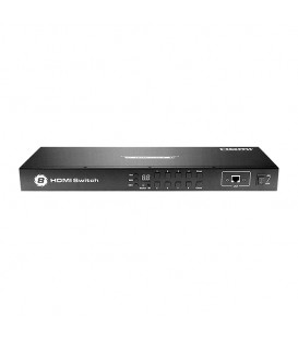 سوئیچ 8 پورت HDMI با قابلیت 3D و رزولوشن 4Kx2K با ریموت کنترل لایمستون LS-HS0801