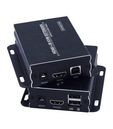 افزایش طول HDMI بر روی کابل شبکه تا 120 متر با قابلیت KVM لایمستون LS-HKE120