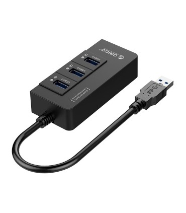 هاب 4 پورت USB 3.0 با پورت LAN اوریکو HR01-U3
