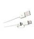کابل تبدیل USB به Type-C و Micro USB روموس CB21