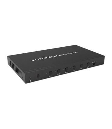 سوئیچ کواد 4 پورت HDMI با 5 حالت نمایش با خروجی صدا و VGA فرانت FN-S204M