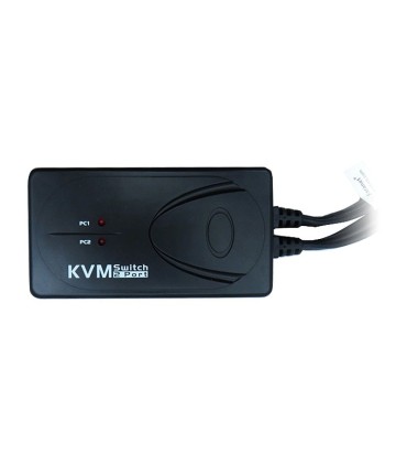 کی وی ام سوئیچ 2 پورت VGA با پورت PS2 همراه کابل فرانت FN-K2PS