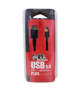 کابل Type C به 3.0 Micro USB (هارد) کی نت پلاس