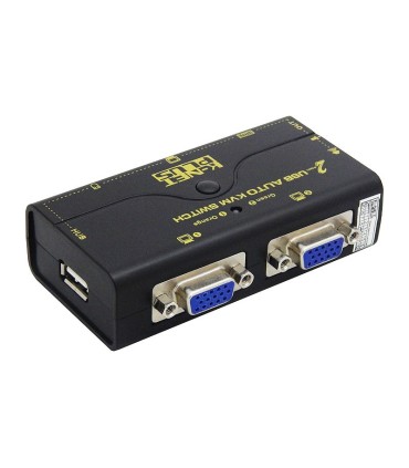 کی وی ام سوئیچ 2 پورت VGA اتوماتیک همراه کابل کی نت پلاس KP-U622