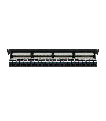پچ پنل 24 پورت همراه با کیستون Cat6 STP کی نت پلاس KP-N1131