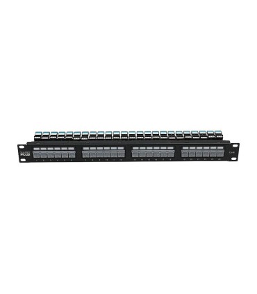 پچ پنل 24 پورت همراه با کیستون Cat6 STP کی نت پلاس KP-N1131