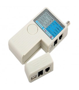 تستر کابل شبکه Rj45 - Rj11 - USB - BNC کی نت K-N8000