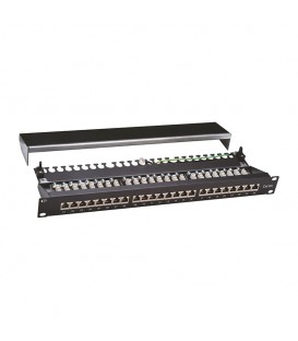 پچ پنل 24 پورت همراه با کیستون Cat6a STP کی نت K-N1122