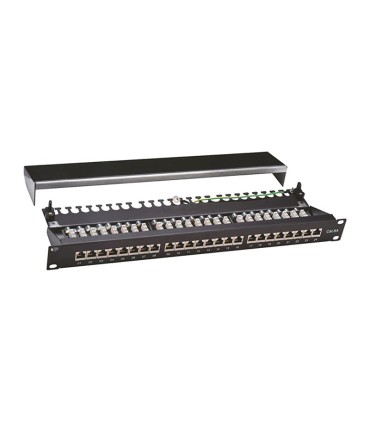 پچ پنل 24 پورت همراه با کیستون Cat6a STP کی نت K-N1122