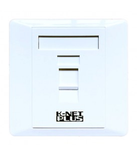 فیس پلیت تک پورت کی نت پلاس KP-N1138