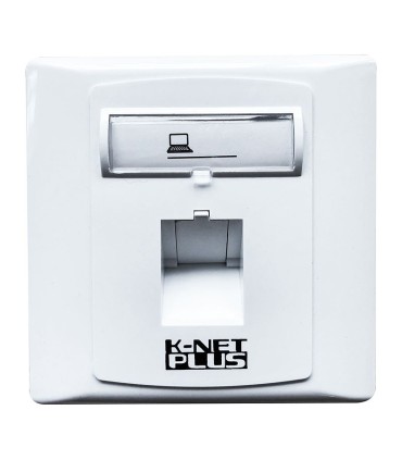 فیس پلیت تک پورت 45 درجه کی نت پلاس KP-N1140