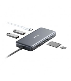 هاب 7 پورت Type C به USB 2.0 با پورت HDMI و درگاه کارت حافظه با قابلیت PD انکر A8346