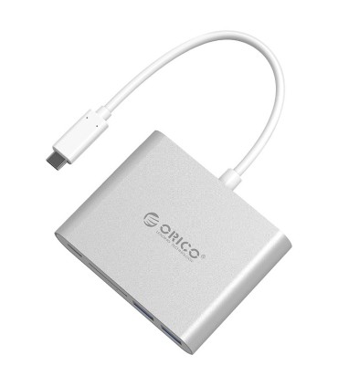 هاب 5 پورت Type C به USB 3.0 با درگاه کارت حافظه با قابلیت PD اوریکو RCC2A