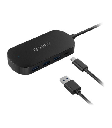 هاب 4 پورت Type C به USB 3.0 با قابلیت PD اوریکو HCD1