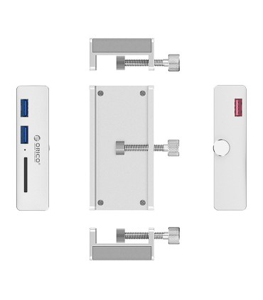 هاب 3 پورت 3.0 USB با درگاه کارت حافظه اوریکو MH2AC-U3