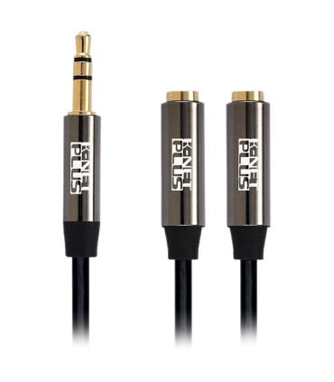 تبدیل 1 به 2 صدا استریو 3.5 میلی متر ماده کی نت پلاس KP-C1013