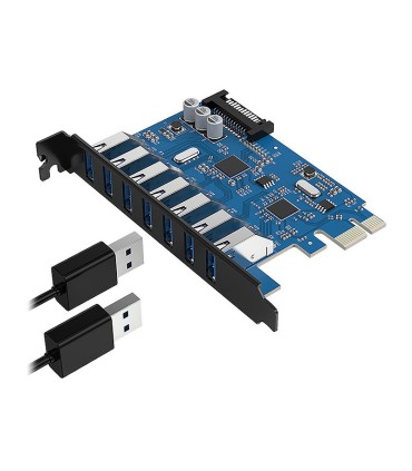 هاب 7 پورت USB 3.0 پشت کیس اوریکو PVU3-7U-V1