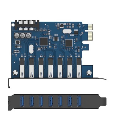هاب 7 پورت USB 3.0 پشت کیس اوریکو PVU3-7U-V1