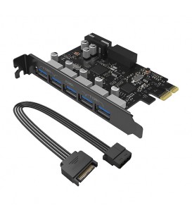 هاب 5 پورت USB 3.0 پشت کیس اوریکو PVU3-5O2I-V1