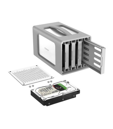 ذخیره ساز 4 سینی با قابلیت Raid و محافظ سیلیکونی اوریکو RS400RC3