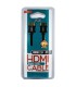 کابل HDMI 2.0 Supper Slim کانکتور طلایی کی نت پلاس KP-HC176