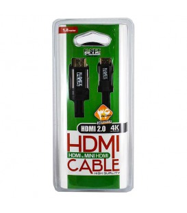 کابل Mini HDMI به HDMI 2.0 کی نت پلاس KP-HC174