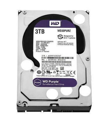 هارد دیسک اینترنال وسترن دیجیتال Purple WD30PURZ ظرفیت 3 ترابایت