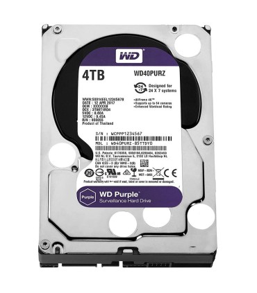 هارد دیسک اینترنال وسترن دیجیتال Purple WD40PURZ ظرفیت 4 ترابایت