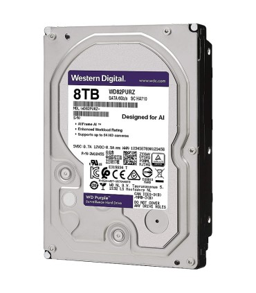 هارد دیسک اینترنال وسترن دیجیتال Purple WD82PURZ ظرفیت 8 ترابایت