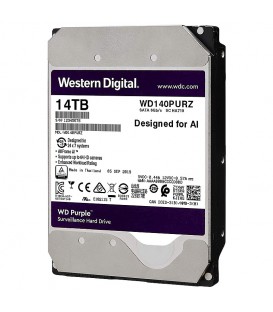 هارد دیسک اینترنال وسترن دیجیتال Purple WD140PURZ ظرفیت 14 ترابایت