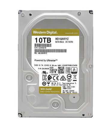 هارد دیسک اینترنال وسترن دیجیتال Gold WD102KRYZ ظرفیت 10 ترابایت