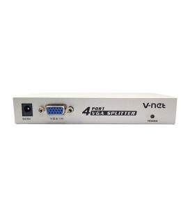 اسپلیتر 4 پورت VGA همراه آداپتور وی نت