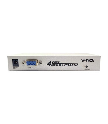 اسپلیتر 4 پورت VGA همراه آداپتور وی نت