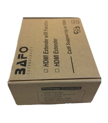 افزایش طول HDMI بر روی کابل شبکه تا 120 متر بافو BF-373