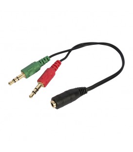 تبدیل 2 به 1 صدا هدست 3.5 میلی متری