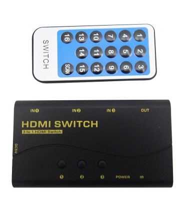 سوئیچ 3 پورت HDMI همراه آداپتور کی نت پلاس