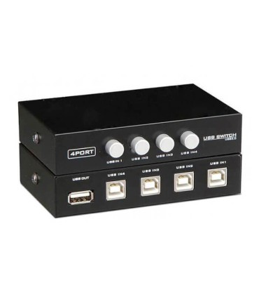 سوئیچ 4 پورت USB دستی وی نت V-SWUSBM04