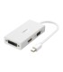 تبدیل Mini DisplayPort به 1+24 DVI-D و HDMI و VGA یوگرین MD114