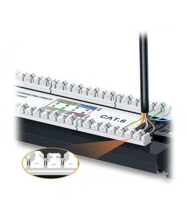 پچ پنل 24 پورت بدون کیستون Cat6 یوگرین 70423 NW126