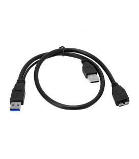 کابل Micro USB 3.0 همراه پورت تقویت کننده USB 2.0 (هارد) فرانت FN-U3CY02